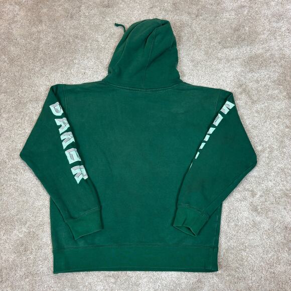 Vintage Baker Brand Skateboards Hoodie Spellout Sleeve Hit Skater Y2K Medium - Picture 3 of 9